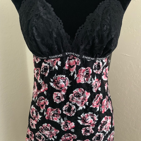 💥ONLY 1 LEFT💥 NWT BEBE FLORAL LACE LINGERIE - Picture 7 of 8